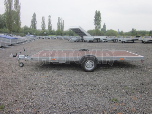 Jednonápravový přívěs plato BGS 1,3T B1 4,50x1,84 plato/750kg