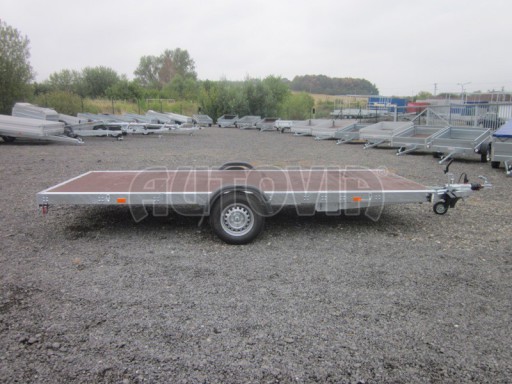 Jednonápravový přívěs plato BGS 1,3T B1 4,50x1,84 plato/750kg
