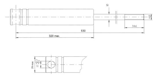 Tlumič nájezdové brzdy KNOTT KF20-A, KF17-C, KR-17, KR-20, KRV-20 č.2