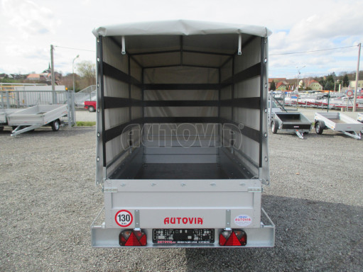 Přívěs za osobní auto s plachtou PN 26 750kg 2,65x1,24/1,58