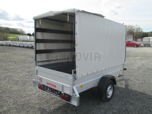 Přívěs za osobní auto s plachtou PN 26 750kg 2,65x1,24/1,58