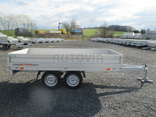 Nebrzděný přívěsný vozík ZV 32/22 750kg N2 3,00x1,50/0,35