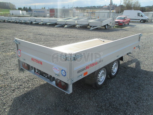 Nebrzděný přívěsný vozík ZV 32/22 750kg N2 3,00x1,50/0,35