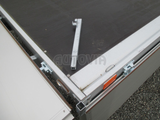 Nebrzděný přívěs ZV 22 750kg N1 2,55x1,50/0,35 s rohovými sloupky