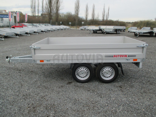 Dvounápravový přívěsný vozík ZV 22 750kg N2 2,55x1,50/0,35