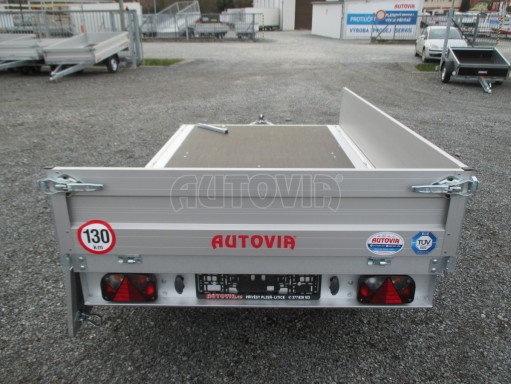 Dvounápravový přívěsný vozík ZV 22 750kg N2 2,55x1,50/0,35