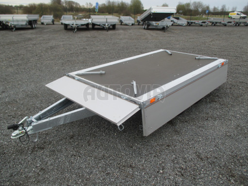 Dvounápravový přívěsný vozík ZV 22 750kg N2 2,55x1,50/0,35