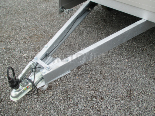 Dvounápravový přívěsný vozík ZV 22 750kg N2 2,55x1,50/0,35