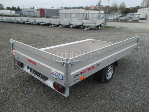 Přívěsný vozík za osobní auto ZV 32 750kg N1 3,00x1,80/0,35 zesílená náprava