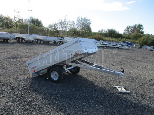 Sklápěcí přívěs s odnímatelnými bočnicemi TTS 10