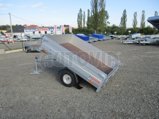 Sklápěcí přívěs s odnímatelnými bočnicemi TTS 10