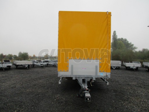 Jednonápravový 18-ti paletový vzduchem brzděný nákladní přívěs AVG 10T 7,48x2,48/3,06 č.4