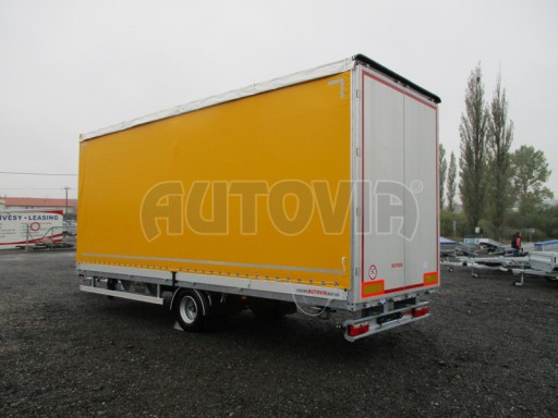 Jednonápravový 18-ti paletový vzduchem brzděný nákladní přívěs AVG 10T 7,48x2,48/3,06 č.6