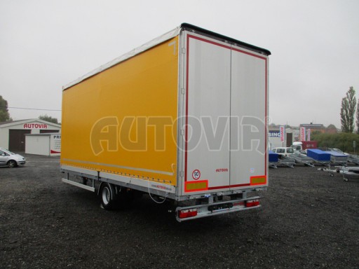 Jednonápravový 18-ti paletový vzduchem brzděný nákladní přívěs AVG 10T 7,48x2,48/3,06 č.7