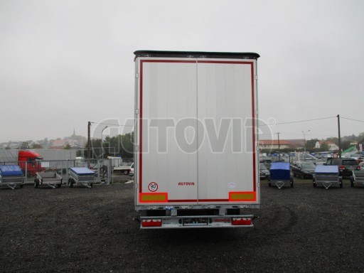 Jednonápravový 18-ti paletový vzduchem brzděný nákladní přívěs AVG 10T 7,48x2,48/3,06 č.8