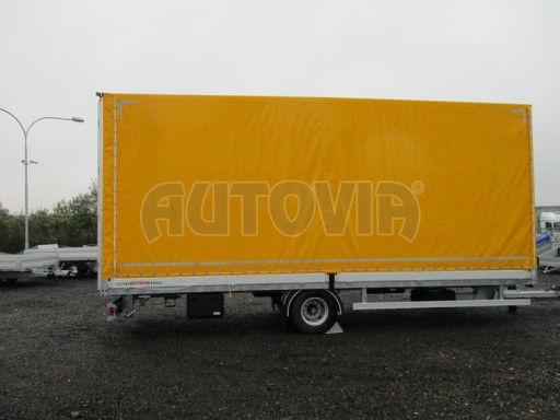 Jednonápravový 18-ti paletový vzduchem brzděný nákladní přívěs AVG 10T 7,48x2,48/3,06 č.9