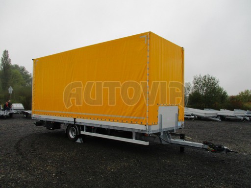 Jednonápravový 18-ti paletový vzduchem brzděný nákladní přívěs AVG 10T 7,48x2,48/3,06 č.10