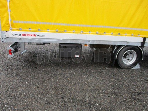 Jednonápravový 18-ti paletový vzduchem brzděný nákladní přívěs AVG 10T 7,48x2,48/3,06 č.15