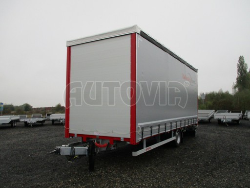 Jednonápravový 18-ti paletový vzduchem brzděný nákladní přívěs AVG 10T 7,40/2,48/2,93 č.1