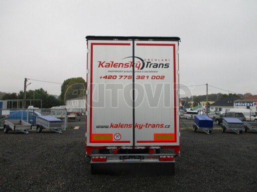 Jednonápravový 18-ti paletový vzduchem brzděný nákladní přívěs AVG 10T 7,40/2,48/2,93 č.5