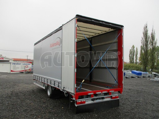 Jednonápravový 18-ti paletový vzduchem brzděný nákladní přívěs AVG 10T 7,40/2,48/2,93 č.14