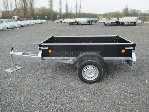 Nebrzděný jednoosý PROFI přívěs ZV 23 N1 2,06x1,24/0,35 POČ zesílená náprava, V oj