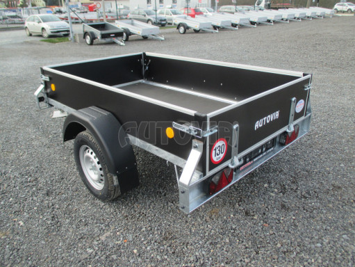 Nebrzděný jednoosý PROFI přívěs ZV 23 N1 2,06x1,24/0,35 POČ zesílená náprava, V oj