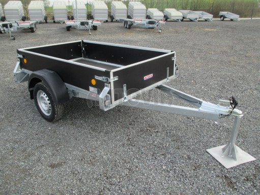 Nebrzděný jednoosý PROFI přívěs ZV 23 N1 2,06x1,24/0,35 POČ zesílená náprava, V oj