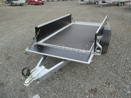 Nebrzděný jednoosý PROFI přívěs ZV 23 N1 2,06x1,24/0,35 POČ zesílená náprava, V oj