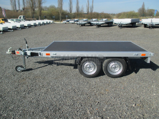 Dvouosý přívěs v provedení plato ZV 22 2,0T B2 2,55x1,50 13