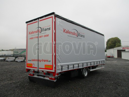 Jednonápravový 18-ti paletový vzduchem brzděný nákladní přívěs AVG 10T 7,40/2,48/2,93 č.22