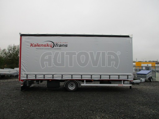 Jednonápravový 18-ti paletový vzduchem brzděný nákladní přívěs AVG 10T 7,40/2,48/2,93 č.23