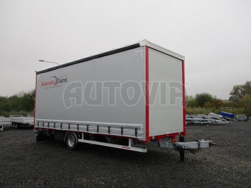 Jednonápravový 18-ti paletový vzduchem brzděný nákladní přívěs AVG 10T 7,40/2,48/2,93 č.24