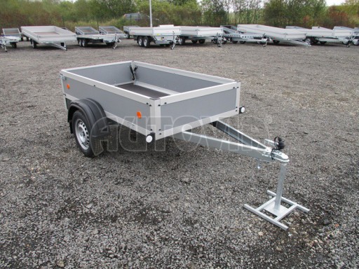 Levný přívěsný vozík s překližkovými bočnicemi ZV 3 EX 2,06x1,10/0,35