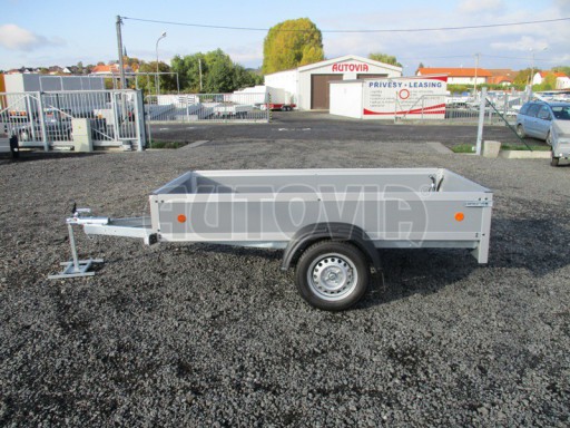 Jednoosý nebrzděný přívěs ZV 26 EX 750kg 2,49x1,25/0,35