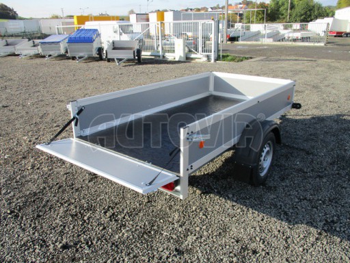 Jednoosý nebrzděný přívěs ZV 26 EX 750kg 2,49x1,25/0,35