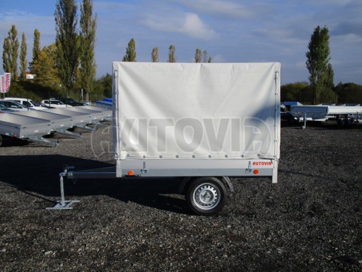 Sklápěcí přívěs s odnímatelnými bočnicemi TTS 2,06x1,47/1,33