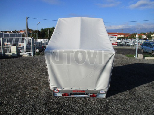 Sklápěcí přívěs s odnímatelnými bočnicemi TTS 2,06x1,47/1,33