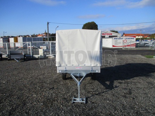 Sklápěcí přívěs s odnímatelnými bočnicemi TTS 2,06x1,47/1,33