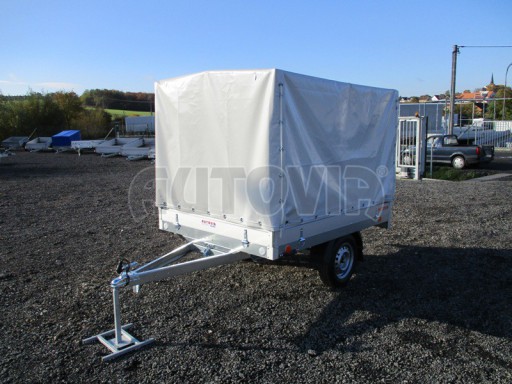 Sklápěcí přívěs s odnímatelnými bočnicemi TTS 2,06x1,47/1,33