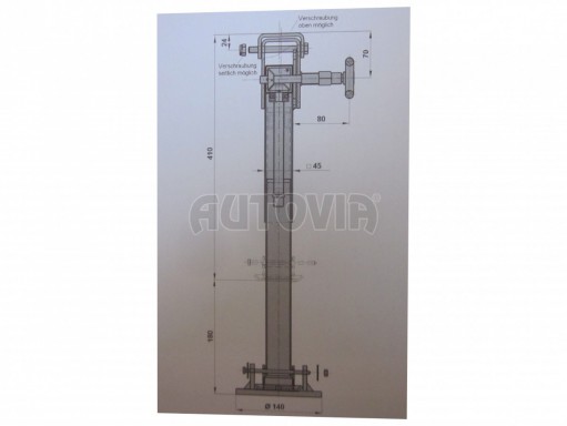 Opěrná noha stavitelná a sklopná 410/590 mm AL-KO 500 kg č.3