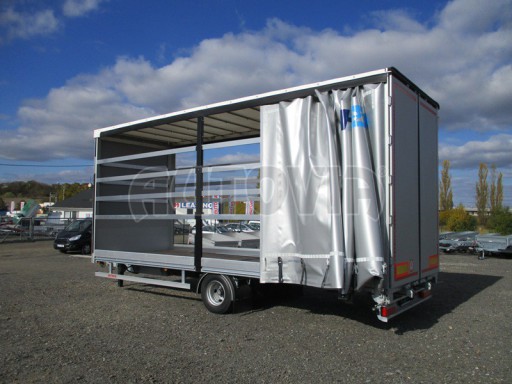 Jednonápravový 18-ti paletový vzduchem brzděný nákladní přívěs AVG 10T 7,40/2,48/3,08 č.5