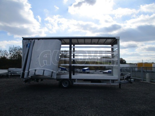 Jednonápravový 18-ti paletový vzduchem brzděný nákladní přívěs AVG 10T 7,40/2,48/3,08 č.9