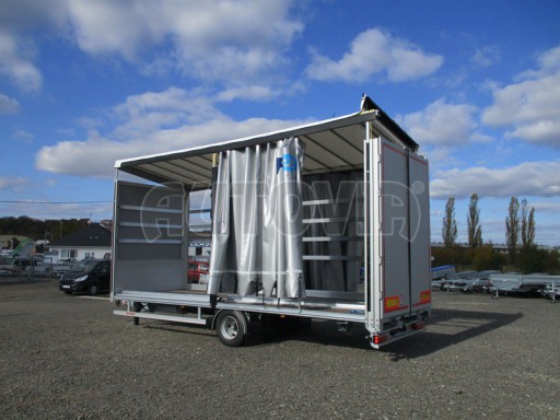 Jednonápravový 18-ti paletový vzduchem brzděný nákladní přívěs AVG 10T 7,40/2,48/3,08 č.15