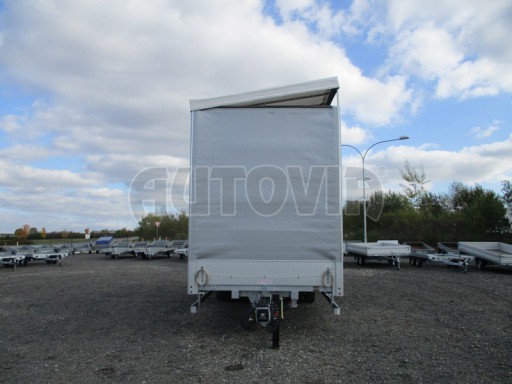 Jednonápravový 18-ti paletový vzduchem brzděný nákladní přívěs AVG 10T 7,40/2,48/3,08 č.20