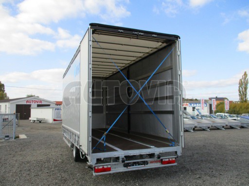 Jednonápravový 18-ti paletový vzduchem brzděný nákladní přívěs AVG 10T 7,40/2,48/3,08 č.21