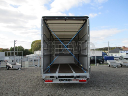 Jednonápravový 18-ti paletový vzduchem brzděný nákladní přívěs AVG 10T 7,40/2,48/3,08 č.22