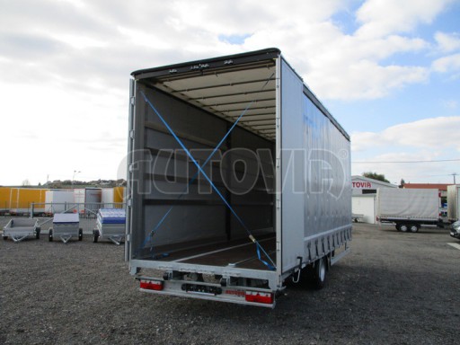 Jednonápravový 18-ti paletový vzduchem brzděný nákladní přívěs AVG 10T 7,40/2,48/3,08 č.23