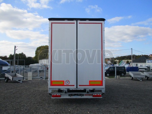 Jednonápravový 18-ti paletový vzduchem brzděný nákladní přívěs AVG 10T 7,40/2,48/3,08 č.28