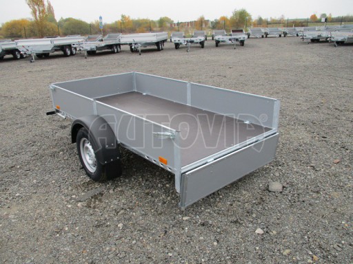 Přívěsný vozík profi PV 750kg N1 2,53x1,28/0,30 zesílená náprava č.9